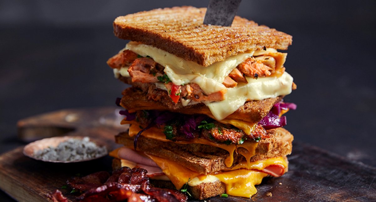 Steam Grilled Sandwich Bar | Grilled cheese sandwich | Oslo – Wolt