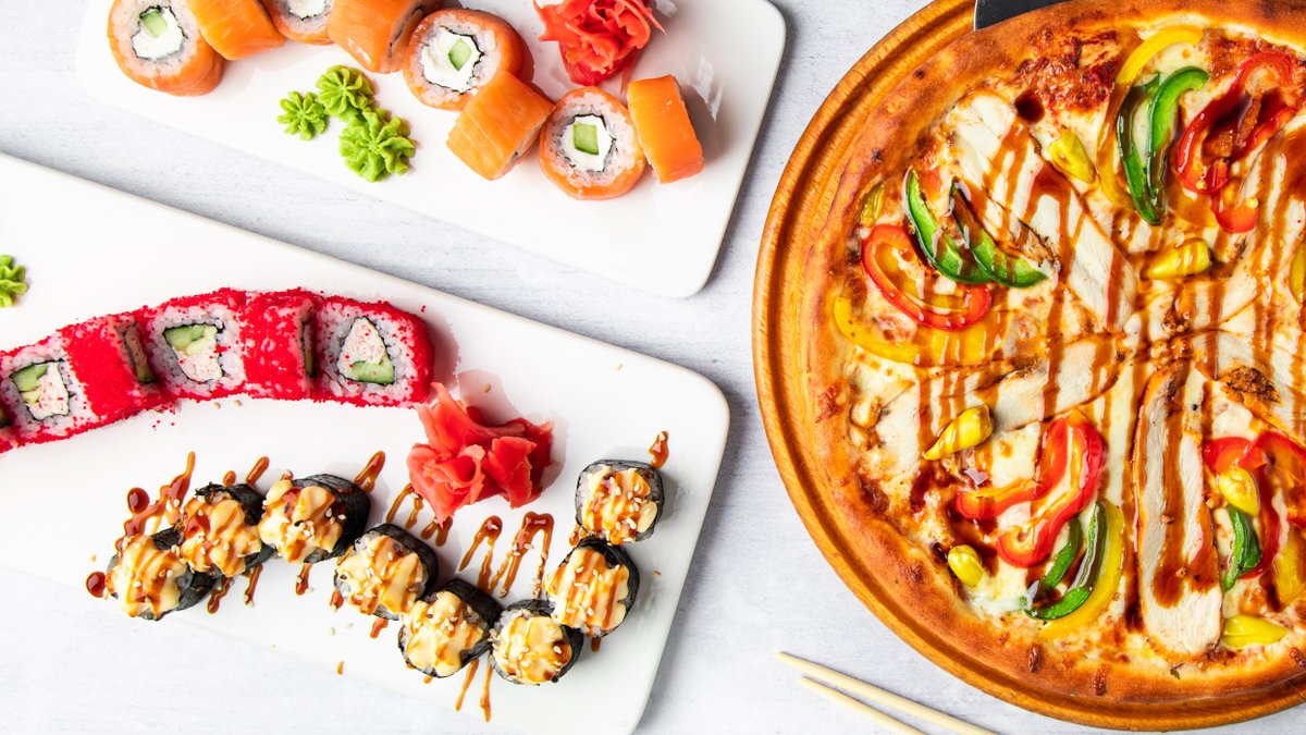 KAIYO Unexpected combinations and new tastes! 🍣🍕 Almaty Wolt