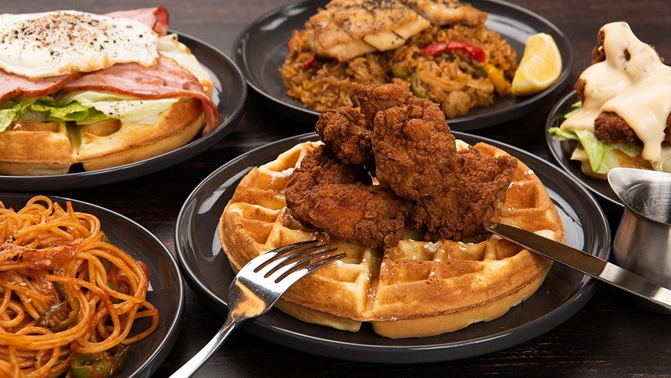 Image of sixxx. Chicken&Waffles and Coffee